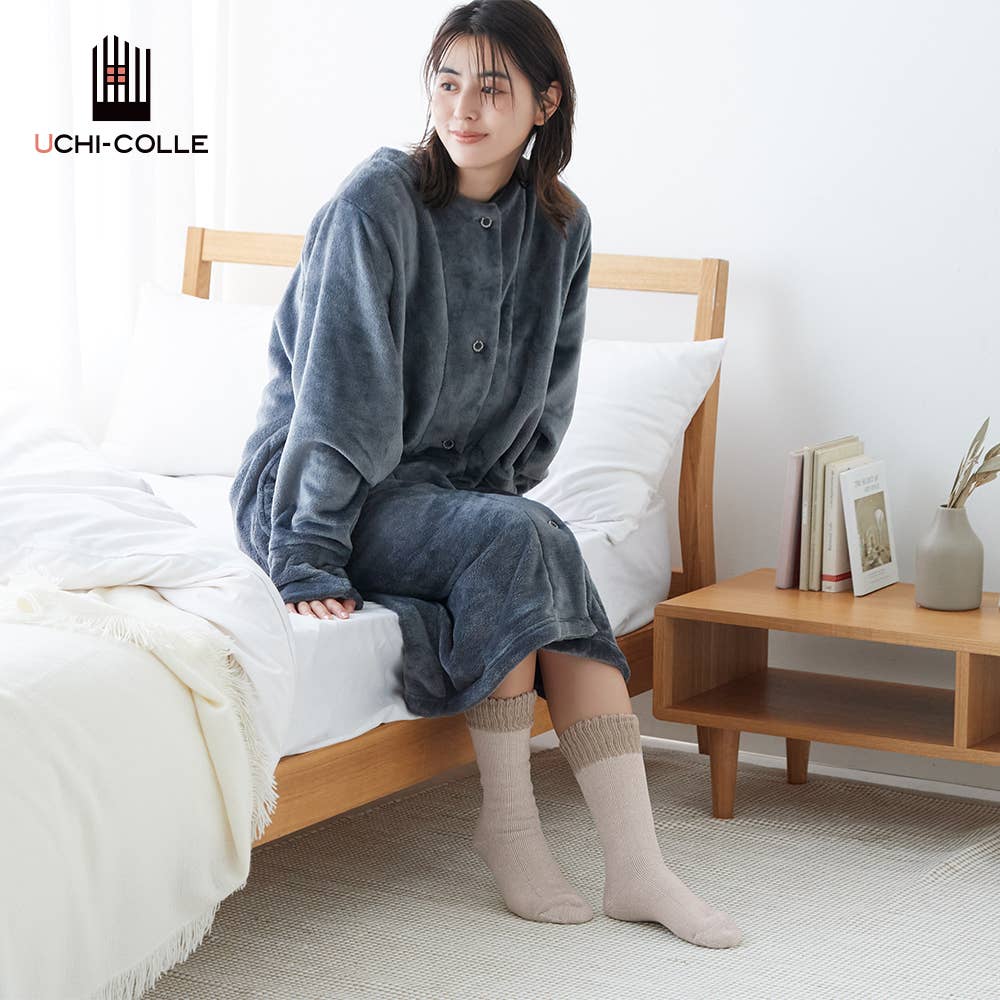 【2層構造保温】ルームソックス ハイソックス丈【SALE】